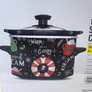 Bella 1.5 qt Slow Cooker Christmas  theme xmas
